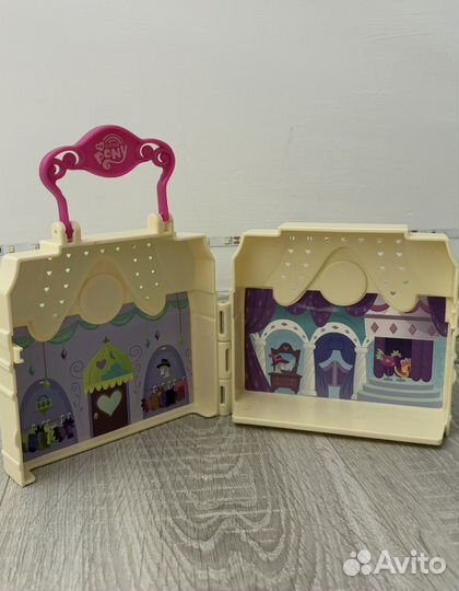 My little pony домики фоны