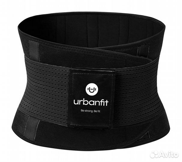 Пояс для похудения Urbanfit, размер L, черный