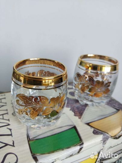 Стопки новые стекло. 3 вида