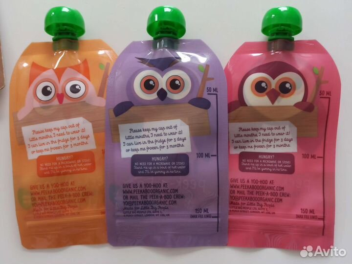 Многоразовые пакеты для пюре