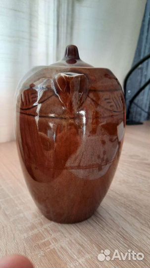 Глиняный кувшин СССР с клеймом кк