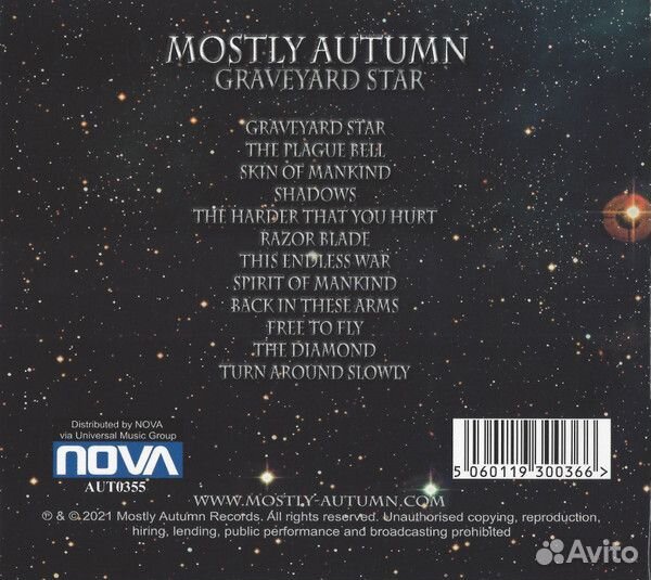 Mostly Autumn - Graveyard Star (1 CD)