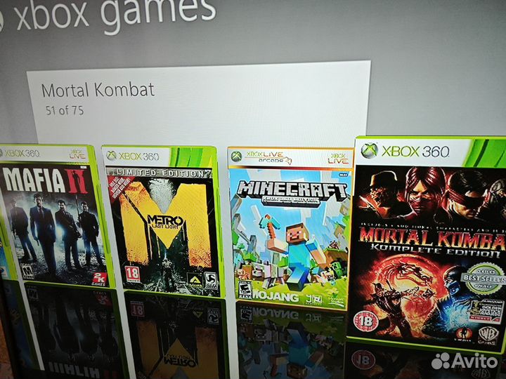 Xbox 360 Slim 500Gb Прошитая 2а геймпада