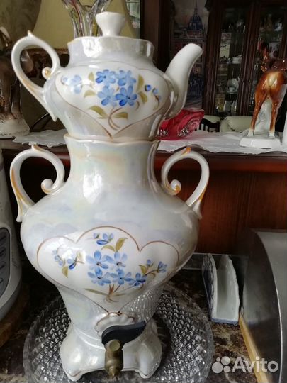 Набор чайный 65 лет Победы и самовары сувенирные