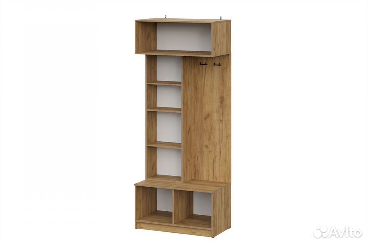 Прихожая Авиньон Дуб крафт золотой крафт серый