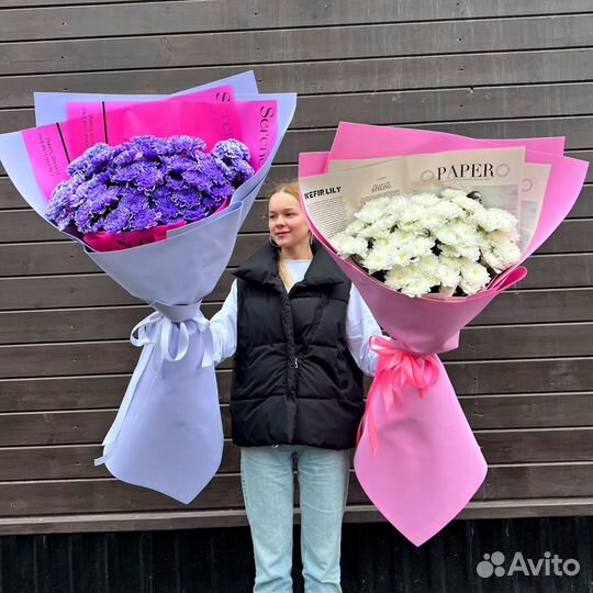 Букеты-Гиганты из Хризантем