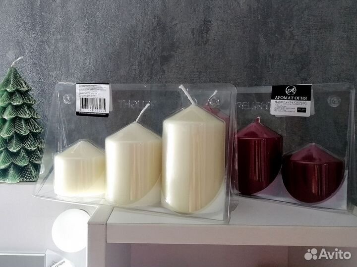 Свечи интерьерные