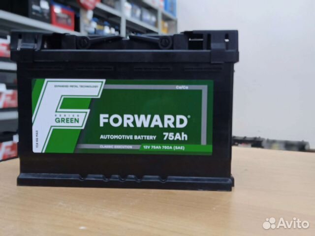 Акб Forward Green 75 с доставкой и установкой