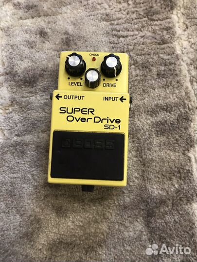 Гитарная педаль boss sd-1 super overdrive