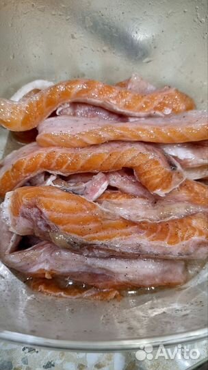 Брюшки семги свежемороженные