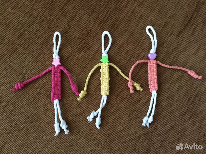 Брелочки макраме