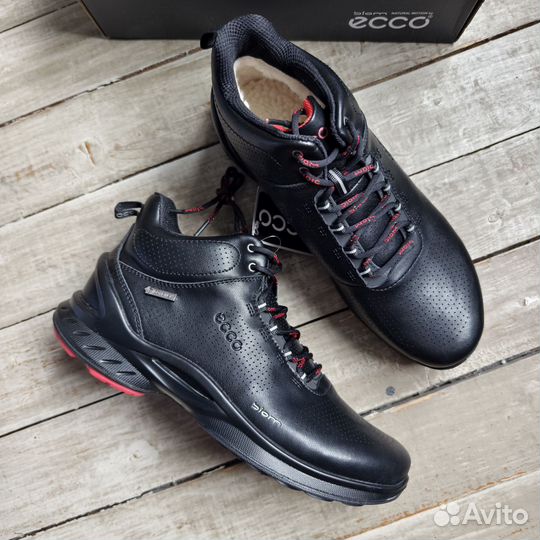 Ботинки зимние Ecco Gore-tex кожа/мех