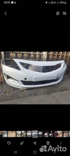 Бампер передний hyundai solaris