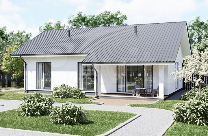 Дом 60 м² на участке 7 сот.