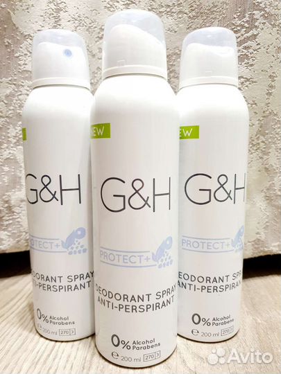 G&H protect+ Дезодорант-антиперспирант спрей