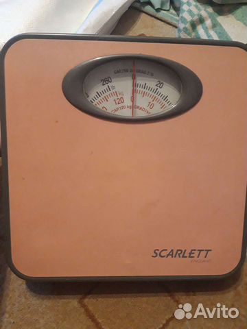 Весы напольные механические scarlett