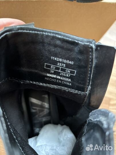 Полусапоги ботинки челси Zara кожа