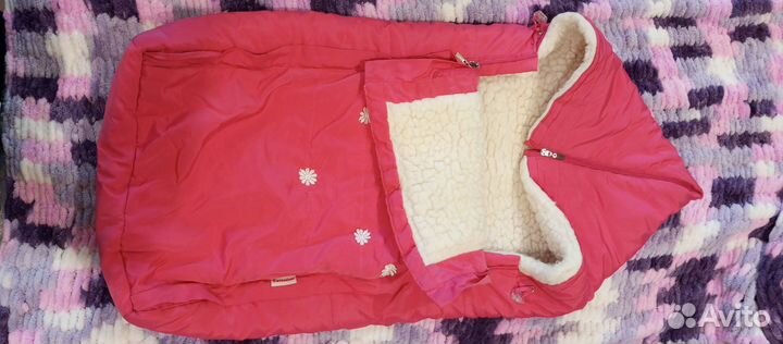 Зимний конверт в коляску