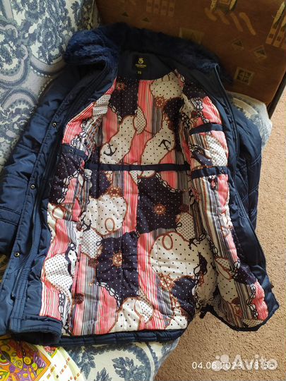 Куртка зимняя удлиненная женская