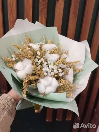 Букеты из сухоцветов