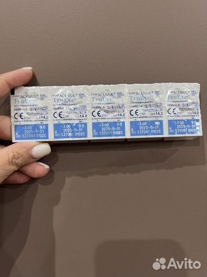 Линзы контактные Acuvue TruEye