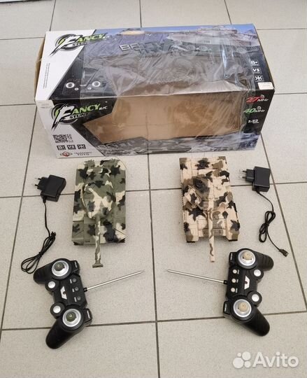 Танковый бой на радиоуправлении