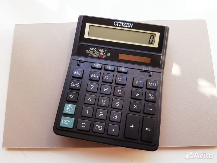 Калькулятор Citizen SDC 888T