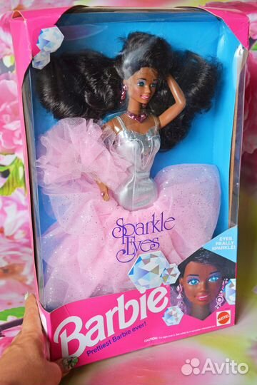 Нрфб. Барби Кристи Sparkle Eyes Christie 1991
