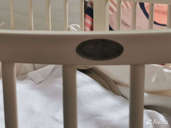 Детская кроватка трансформер овальная Comfort baby