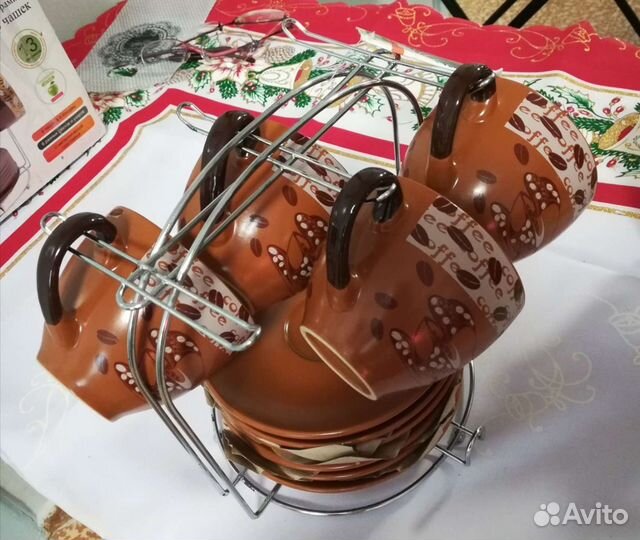 Набор чашек 12 пред. Керамика