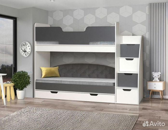 Двухъярусная кровать детская