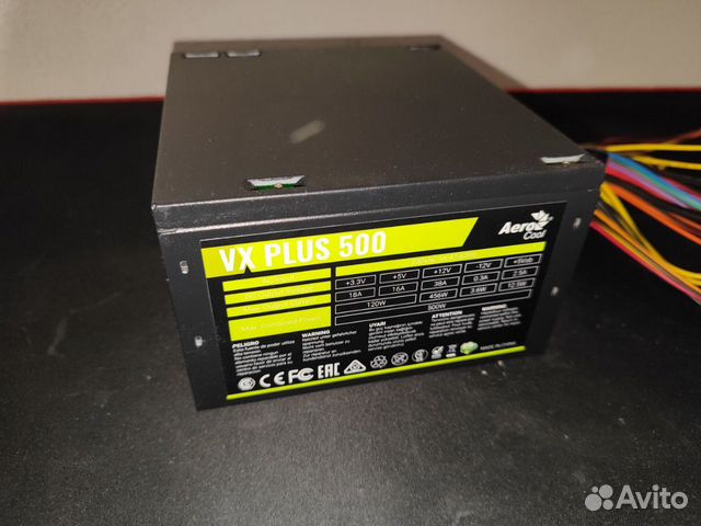 Блок питания Aerocool vx plus 500w купить в Москве | Электроника | Авито