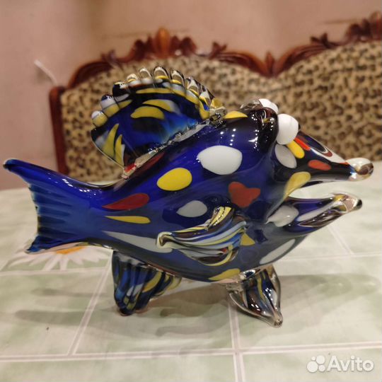Декоративная рыба из стекла