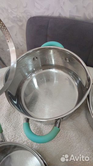 Набор кастрюль из нержавеющей стали