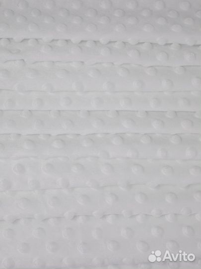 Ткань плюш минки, отрез 10 м