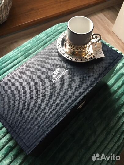 Кофейный набор из серебра