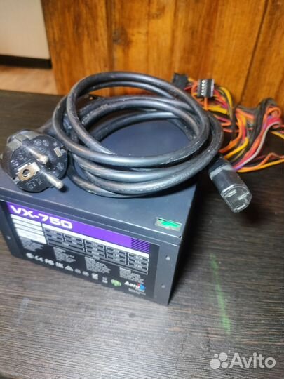 Блок питания aerocool vx 750w