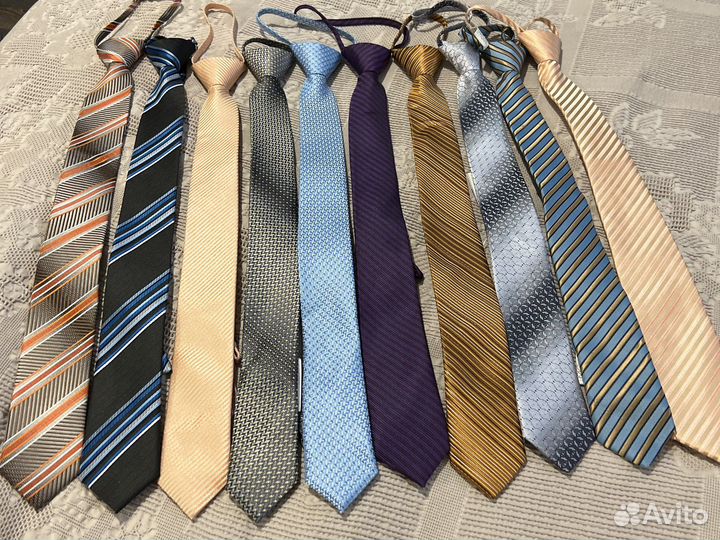 Галстук подростковый детский школьный новый