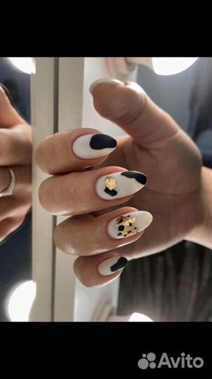Маникюр наращивание