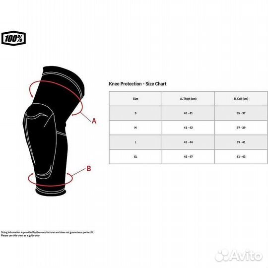 100% teratec plus Cross Enduro Motorcycle Knee Pad