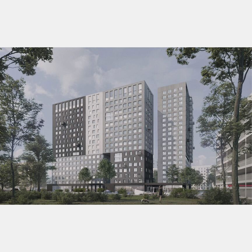 3-к. квартира, 87,8 м², 16/19 эт.