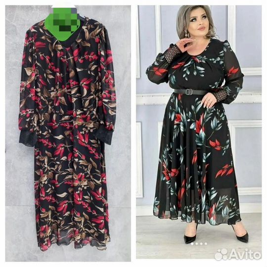 Платье 58р до 64р