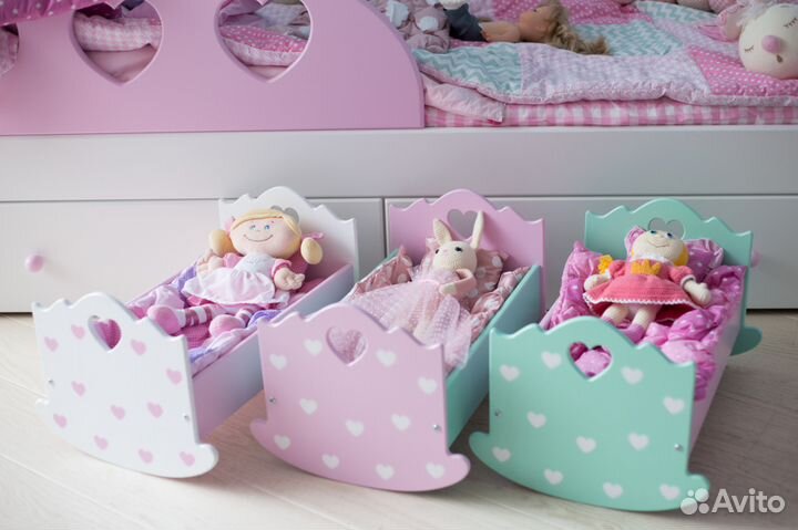 Игрушечная коляска, люлька для кукол