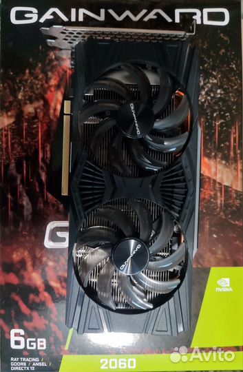 Видеокарта Gainward rtx 2060 6gb