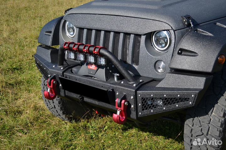 Бампер силовой передний листовой Jeep Wrangler JK