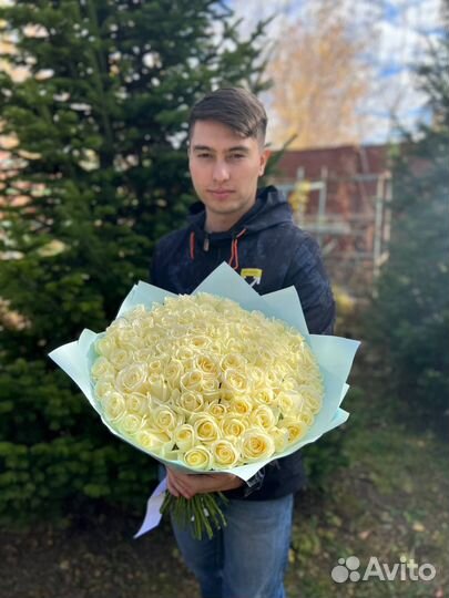 101 роза оптом