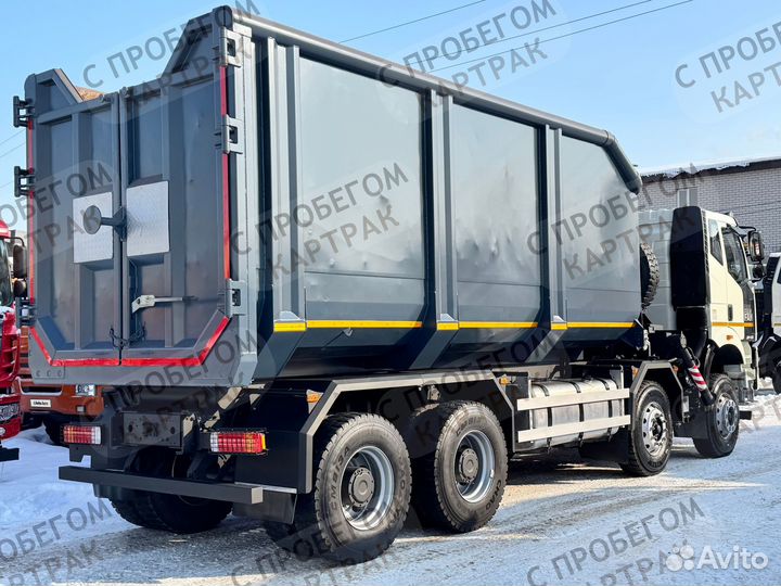 Ломовоз 30 м³ ТК Лифт на FAW CA3310 с КМУ Велмаш-С, 2022