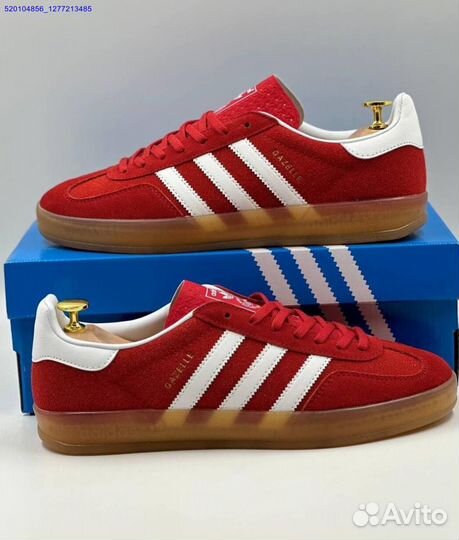 Кроссовки Adidas Gazelle Red (Арт.61822)