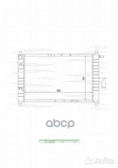 Радиатор KK0135 free-Z