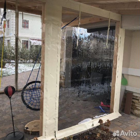 Мягкие окна для беседки